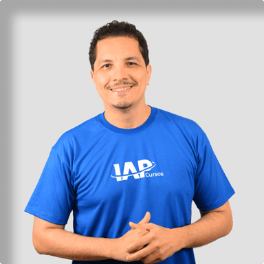 Foto do professor André Sandes 
